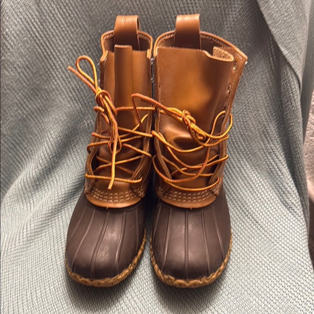 L.L. Bean Women's Brown and Tan Bean Boots